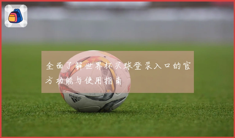 全面了解世界杯买球登录入口的官方功能与使用指南
