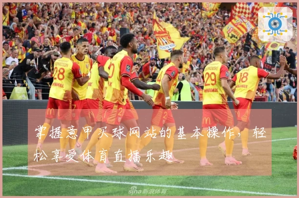 掌握意甲买球网站的基本操作，轻松享受体育直播乐趣